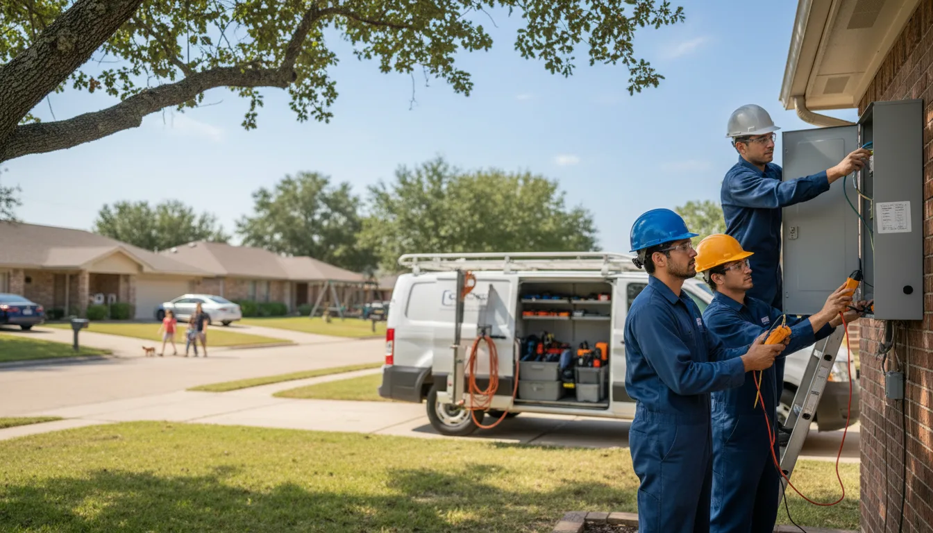 Certified electrician providing emergency electrical services in Turner, AR